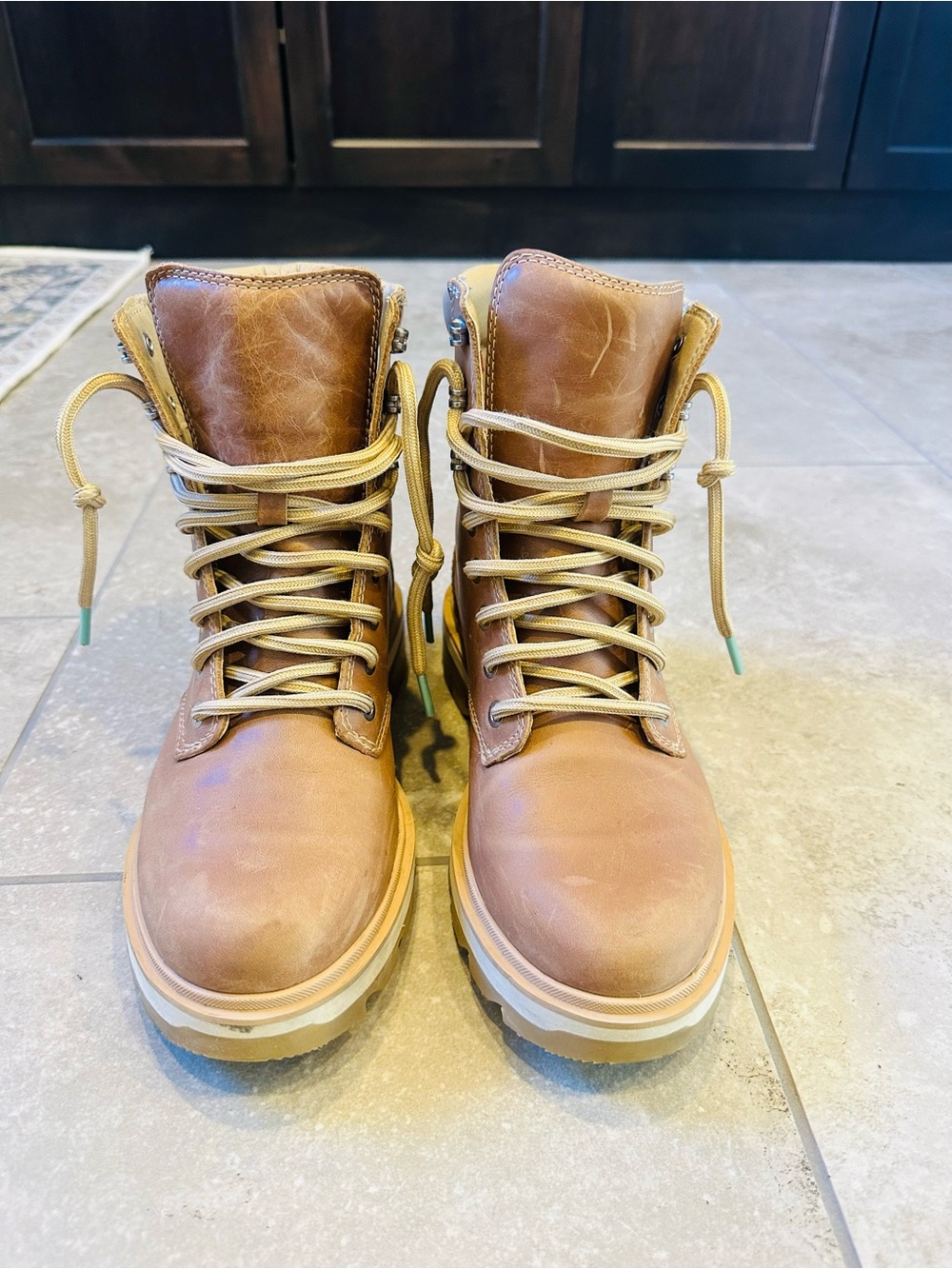 Sorel Ceramic/Canoe Women’s Lenox Waterproof Boots - Picture 2 of 7